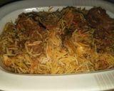 A picture of step 9 of Fish Biryani.