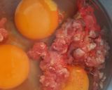 รูปขั้นตอนการทำที่ 1 ของ ไข่เจียวหมูสับ