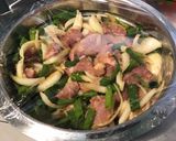 Une image de l'étape 7 de Porc mariné aux deux oignons (marinade maison et cuisson à la plancha).