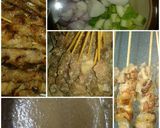 Foto langkah ke 3 dari resep Sate daging Teflon bumbu kacang. #pr_ di bumbukacangin.