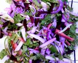 A picture of step 1 of Colourful salad.