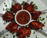 A picture of step 6 of Chicken Lollipop.