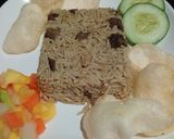 Foto langkah ke 7 dari resep Nasi Kebuli Bumbu Instan Tanpa Rice cooker.