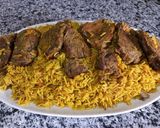صورة لخطوة 5 من وصفة كبسة اللحم (أكلة الحله الواحده)