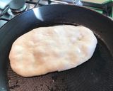 A picture of step 4 of Super simple Garlic naan bread.