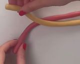 A picture of step 6 of Candy canes cookie 🍬.