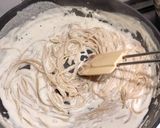 Foto del passaggio 4 della ricetta Pasta Roquefort (gorgonzola o formaggi simili) e noci: nel mio caso gli spaghettoni