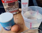 A picture of step 1 of Buckwheat Crêpes (Galettes) with Buttermilk.