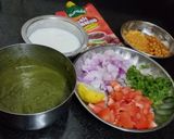 A picture of step 5 of Sweet Potato Tikki Chaat.