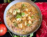 A picture of step 17 of Paneer Malai Curry.