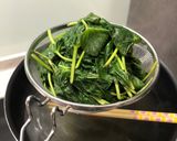 川燙地瓜葉佐素肉醬的食譜步驟2照片