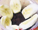 A picture of step 2 of Banana custard dessert.