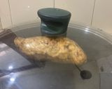 A picture of step 1 of Street style shakerkandi (roasted sweet potato on Tawa).