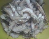 A picture of step 1 of Fried prawns.