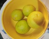A picture of step 1 of Lemando juice.