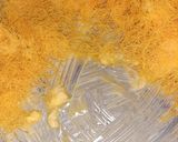 A picture of step 3 of Kunafa with cream cheese filling 😋.