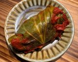 A picture of step 10 of Beef and Rice Stuffed Cabbage Rolls.