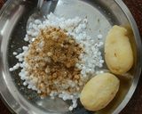 A picture of step 2 of Sabudana Aloo Tikki.