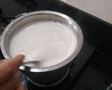 A picture of step 1 of Bengali Roshgulla.