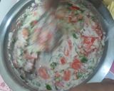 A picture of step 3 of Rava toast.