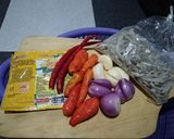 Foto langkah ke 2 dari resep Tumis daun pepaya jepang.