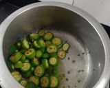 A picture of step 2 of Spiny Gourd Sabji.