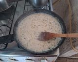 Foto del paso 3 de la receta: Tarta licuada de cebollas caramelizadas y arroz
