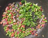 A picture of step 7 of Vegetable Biryani.