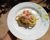 Foto del paso 12 de la receta: Tallarines a la carbonara - Tagliatelle alla carbonara-