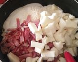 Foto del passaggio 2 della ricetta #193 Pasta al forno con scamorza e speck