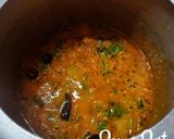 A picture of step 7 of Chow Chow Koottu Curry.