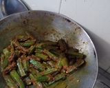 A picture of step 4 of ભીંડા નું ભરેલું શાક.