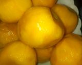 A picture of step 2 of Mango juice# local food contest kisumu#.