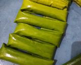 Foto langkah ke 5 dari resep Kue Lepat Pisang Isi Unti Kelapa dan Nangka.