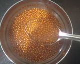 A picture of step 1 of Halim seeds milk.