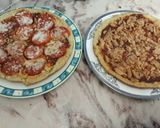 صورة لخطوة 4 من وصفة بيتزا الشوفان السائلة بالمقلاة 😙رووووعة 💯