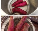 A picture of step 1 of Sweet potato kheer.