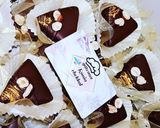 صورة لخطوة 3 من وصفة 🍫♥️ صابلي شوكولاته محشي ومرمل 🍫💛