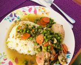 Foto del paso 4 de la receta: Arroz c/pollo arvejado