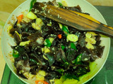 Tumis jamur kuping dan jagung muda (cocok untuk diet)