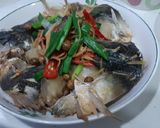 樹子醬燒虱目魚頭的食譜步驟4照片