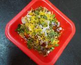 A picture of step 8 of Potato masala Chaap chaat.
