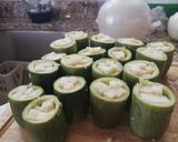 Foto del paso 3 de la receta: Calabacitas rellenas de queso
