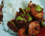 Foto langkah ke 5 dari resep Sambal udang pete.