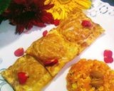 A picture of step 4 of Gajar halwa puff.