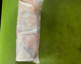 A picture of step 7 of Shrimp Spring Roll.