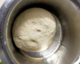 A picture of step 2 of Braided Jam Bun.