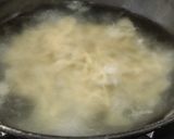 A picture of step 1 of Farfalle pasta homestyle.
