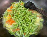 Foto langkah ke 3 dari resep Cah Buncis Wortel Jagung.