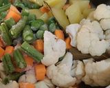 A picture of step 8 of South Indian Vegetable Curry.